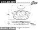 Centric Parts 105.08380 105 Series Posi Quiet Semi Metallic Brake Pad (1050838, CE10508380, 10508380)