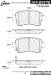Centric Parts 100.09370 100 Series Brake Pad (1000937, 10009370, CE10009370)