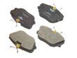 Dan-Block W0133-1616633 Brake Pad Set (DAN1616633, W0133-1616633, N1010-56597)