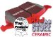 EBC DP31161C Redstuff 3000 Series Rear Ceramic Brake Pad - 2 Piece (DP31161C, E35DP31161C)