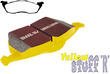 EBC Brakes DP41276R Yellowstuff Ultra High Friction Disc Pad (DP41276R, E35DP41276R)