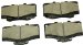 Monroe Ceramics Disc Brake Pad Set CX436A (CX436A, TSCX436A)
