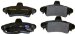 Monroe DX899A Dynamic Premium Brake Pad with Wire Wear Sensor (DX899A, TSDX899A)