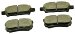 Monroe Ceramics Disc Brake Pad Set CX1037 (TSCX1037, CX1037)