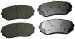 Monroe Ceramics Disc Brake Pad Set CX1258 (CX1258, TSCX1258)