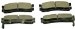 Monroe Ceramics Disc Brake Pad Set CX553A (CX553A, TSCX553A)