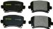 Monroe DX1108 Dynamic Premium Brake Pad (TSDX1108, DX1108)