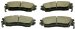 Monroe Ceramics Disc Brake Pad Set CX643A (CX643A, TSCX643A)