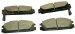 Monroe Ceramics Disc Brake Pad Set CX334 (CX334, TSCX334)