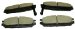 Monroe Ceramics Disc Brake Pad Set CX534 (CX534, TSCX534)