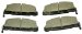 Monroe Ceramics Disc Brake Pad Set CX285 (CX285, TSCX285)