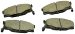 Monroe Ceramics Disc Brake Pad Set CX397 (CX397, TSCX397)