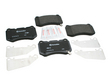 Acura TL OE Service W0133-1762357 Brake Pad Set (W0133-1762357, OES1762357, N1010-278237)
