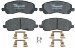 Raybestos PGD866C Professional Grade Disc Brake Pad Set (PGD866C, PG-D866C, R53PGD866C)