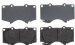 Raybestos SGD976C Service Grade Disc Brake Pad Set (SG-D976C, SGD976C, R53SGD976C)
