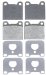 Raybestos SGD31BM Service Grade Disc Brake Pad Set (SGD31BM, SG-D31BM)