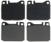 Raybestos SGD145M Service Grade Disc Brake Pad Set (SGD145M, SG-D145M)