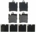 Raybestos SGD873M Service Grade Disc Brake Pad Set (SG-D873M, SGD873M, R53SGD873M)