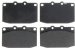 Raybestos SGD463 Service Grade Disc Brake Pad Set (SGD463, SG-D463)