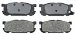 Raybestos PGD891M Professional Grade Disc Brake Pad Set (PGD891M, PG-D891M)
