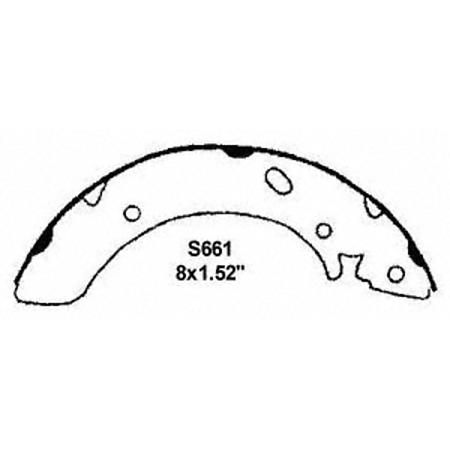 Wagner PAB661 Brake Shoe Set (PAB661, WAGPAB661)