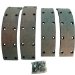 Omix-Ada 16727.01 Brake Shoe Lining Set With Rivets (No Steel) For 1941-66 Willys MB Jeep CJ2A CJ3A CJ3B and CJ5 With 9 in. Brakes (1672701, O321672701)