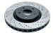 Rotora Cross Drilled Slotted Rotor Rear Right 1998-1999 Acura CL Coupe 3.0L (R400412C)