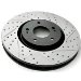 Rotora Rear Right Drilled & Slotted Rotor BMW 7 Series 3/88-93 (R340222C)