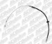 ACDelco 18P1811 Parking Brake Cable (18P1811, AC18P1811)