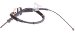 Beck Arnley  094-1247  Brake Cable - Rear (941247, 094-1247, 0941247)