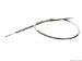 OES Genuine Parking Brake Cable for select Audi A4/ A4 Quattro models (W01331823379OES)