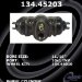 Centric Parts 134.45203 Drum Brake Wheel Cylinder (CE13445203, 13445203)