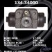 Centric Parts 134.34000 Drum Brake Wheel Cylinder (13434000, 13434, CE13434000)
