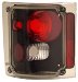 Anzo USA 211016 Chevrolet Pickup Black Tail Light Assembly - (Sold in Pairs) (211016, A1R211016)