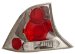 Anzo USA 221024 Ford Focus Chrome Tail Light Assembly - (Sold in Pairs) (221024, A1R221024)