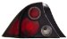 Anzo USA 221046 Honda Civic Halo Chrome Tail Light Assembly - (Sold in Pairs) (221046, A1R221046)