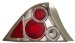 Anzo USA 221045 Honda Civic Halo Chrome Tail Light Assembly - (Sold in Pairs) (221045, A1R221045)