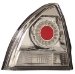 Anzo USA 321044 Honda Prelude Chrome LED Tail Light Assembly - (Sold in Pairs) (321044, A1R321044)