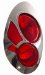 Anzo USA 221014 Chrysler PT Cruiser Chrome Tail Light Assembly - (Sold in Pairs) (221014, A1R221014)
