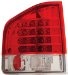 Anzo USA 311013 Chevrolet/GMC Red/Clear LED Tail Light Assembly - (Sold in Pairs) (311013, A1R311013)