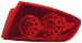 Anzo USA 321076 Mazda 3 Red LED Tail Light Assembly - (Sold in Pairs) (321076, A1R321076)