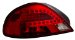 Anzo USA 321093 Pontiac Grand Am Red/Clear LED Tail Light Assembly - (Sold in Pairs) (321093, A1R321093)