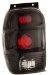 Anzo USA 211084 Ford Explorer Black Tail Light Assembly - (Sold in Pairs) (211084, A1R211084)
