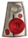 Anzo USA 211085 Ford Explorer Sport Trac Chrome Tail Light Assembly - (Sold in Pairs) (211085, A1R211085)