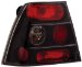 Anzo USA 221126 Volkswagen Jetta Black Tail Light Assembly - (Sold in Pairs) (221126, A1R221126)
