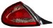 Anzo USA 221140 Dodge Neon Red/Clear Tail Light Assembly - (Sold in Pairs) (221140, A1R221140)