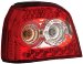 Anzo USA 321078 Volkswagen Golf Red/Clear LED Tail Light Assembly - (Sold in Pairs) (321078, A1R321078)