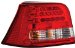 Anzo USA 321063 Volkswagen Golf Red/Clear LED Tail Light Assembly - (Sold in Pairs) (321063, A1R321063)