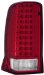 Anzo USA 311126 Cadillac Escalade Red/Clear With Lip LED Tail Light Assembly - (Sold in Pairs) (311126, A1R311126)