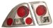 Anzo USA 221047 Honda Civic Chrome Tail Light Assembly - (Sold in Pairs) (221047, A1R221047)
